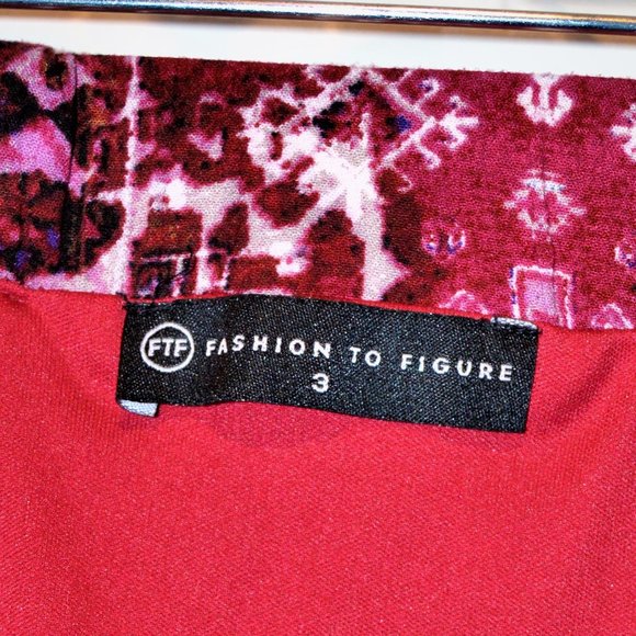 Bohemian Wrap Style Skirt (FTF size 3) - Picture 2 of 2